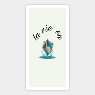 Flamingo,life in pink flamingo la vie en rose Sticker